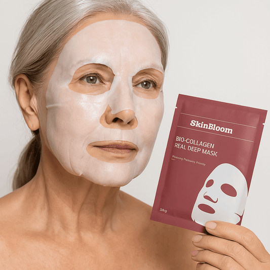 🎁 Collageen Masker - SkinBloom 4-PAK (100% korting) - SkinBloom