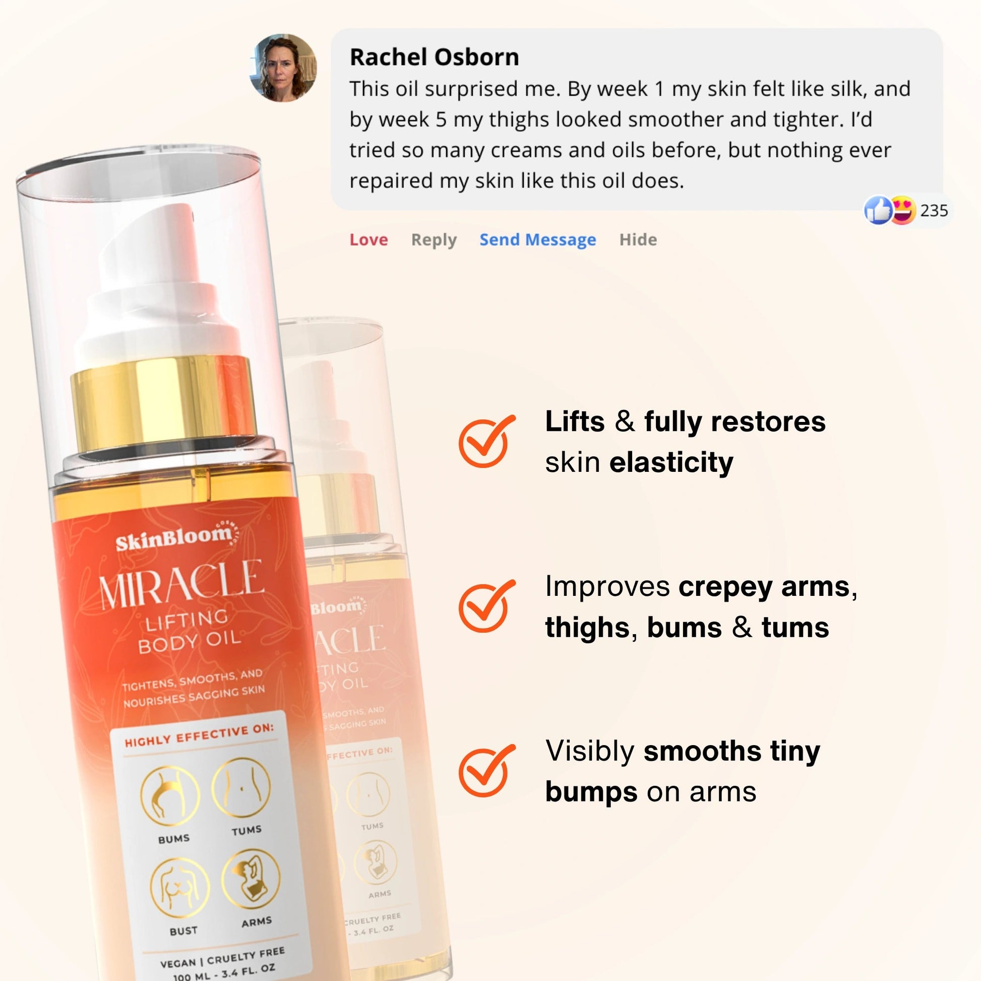 Lifting Body Oil – Miracle - SkinBloom